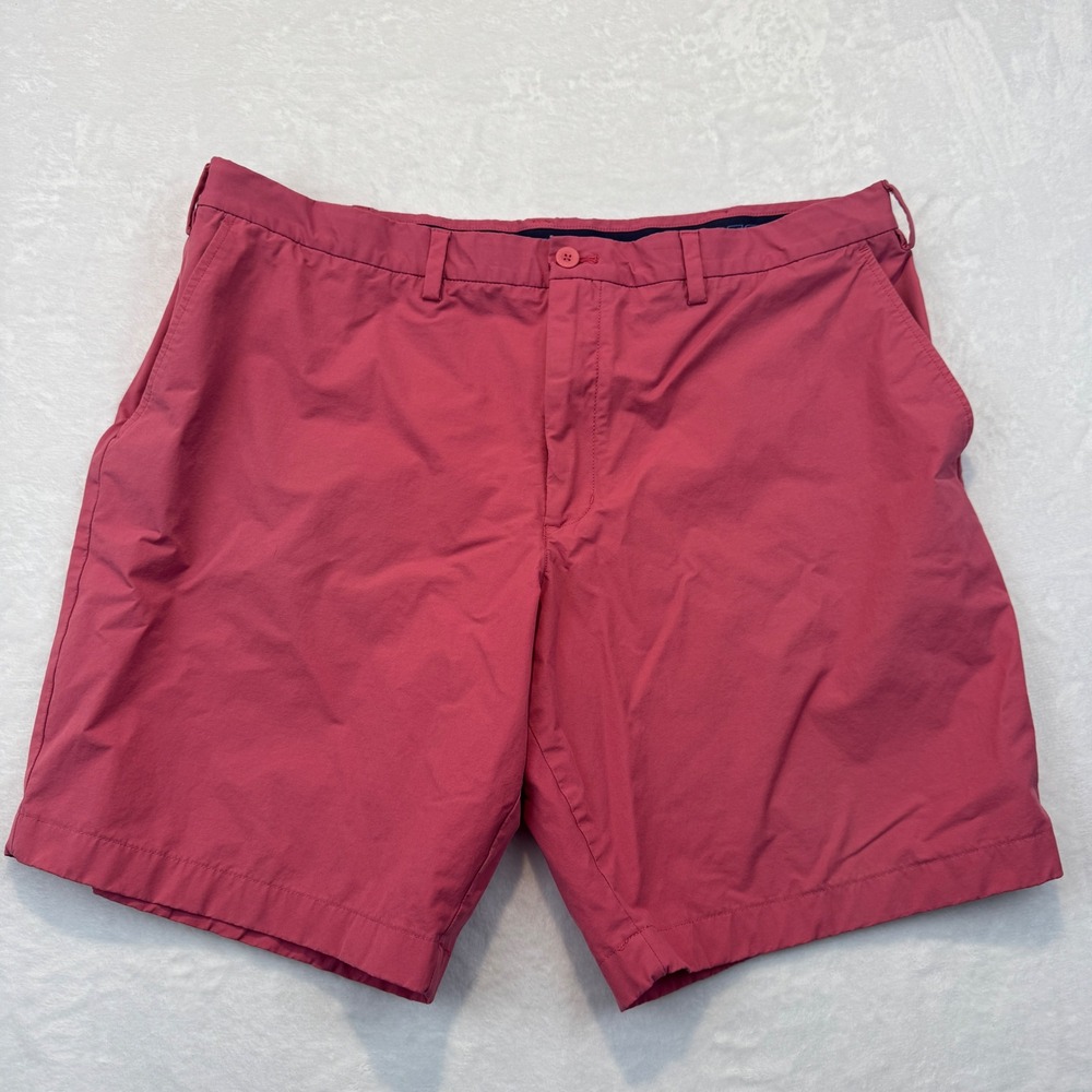 Vineyard Vines OTG Men Pink Breaker Performance Stretch Shorts Size 42
